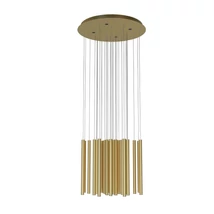 Maxlight ORGANIC függszetek fém, akril, arany, fényerőszabályozható, LED, 3000K, 33x1W + 4x3W, 2200lm - P0476D