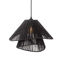 Maxlight AMALFI függeszték papír, fekete, E27 - P0580