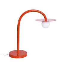 Maxlight ENIGMA asztali lámpa fém, üveg, vörös, fehér, LED, 3000K, 2W, 176lm - T0060