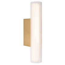 Maxlight FAYETTE fali lámpa fém, üveg, arany, áttetsző, LED, 6W, 390lm, 3000K, IP44 - W0364