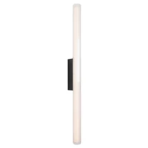 Maxlight FAYETTE fali lámpa fém, üveg, fekete, áttetsző, LED, 18W, 1170lm, 3000K, IP44 - W0367