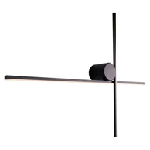 Maxlight ARNE fali lámpa fém, fekete, LED, 10W, 650lm, 3000K, IP44 - W0369