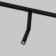 Maytoni FOCUS DUAL fényforrás 1 fázisú sínrendszerhez fém, fekete, LED, 6W, 3000K, 400 Lm - TR142-1-6W3K-B