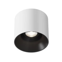 Maytoni Alfa LED mennyezet lámpa fém, fehér, fekete, LED, 4000K, 25W, 2130lm - C064CL-01-25W4K-RD-WB