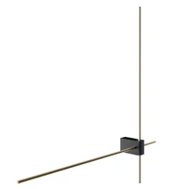 Maytoni Pars fali lámpa fém, fekete, arany, LED, 3000K, 12W, 1050lm - C070WL-L12GB3K