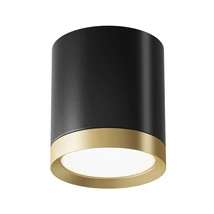 Maytoni Hoop mennyezet lámpa fém, fekete, arany, GX53 - C086CM-GX53-MRD-BG