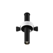 Maytoni FOCUS T beépíthető szpot lámpa fém, fekete, LED, 3000K, 7W, 460lm - C140TRS-L200-7W3K-B