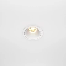 Maytoni ALFA beépíthető szpot lámpa fém, fehér, LED, 10W, 2700K, 500Lm - DL043-01-10W2.7K-RD-W-DE