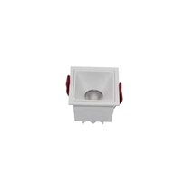 Maytoni Alfa LED beépíthető szpot lámpa fém, műanyag, fehér, LED, 3000K, 10W, 500lm - DL043-01-10W3K-D-SQ-W