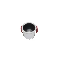Maytoni Alfa LED beépíthető szpot lámpa fém, műanyag, fehér, fekete, LED, 4000K, 10W, 500lm - DL043-01-10W4K-D-RD-WB