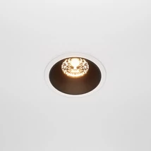 Maytoni ALFA beépíthető szpot lámpa fém, fehér, fekete, LED, 15W, 2700K, 750Lm - DL043-01-15W2.7K-RD-WB-DE