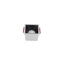 Maytoni Alfa LED beépíthető szpot lámpa fém, műanyag, fehér, fekete, LED, 3000K, 15W, 1050lm - DL043-01-15W3K-SQ-WB