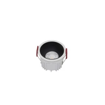 Maytoni Alfa LED beépíthető szpot lámpa fém, műanyag, fehér, fekete, LED, 4000K, 15W, 1150lm - DL043-01-15W4K-D-RD-WB