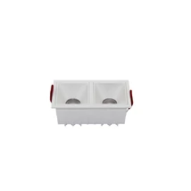 Maytoni Alfa LED beépíthető szpot lámpa fém, műanyag, fehér, LED, 4000K, 20W, 1100lm - DL043-02-10W4K-SQ-W