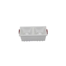 Maytoni Alfa LED beépíthető szpot lámpa fém, műanyag, fehér, LED, 4000K, 30W, 2500lm - DL043-02-15W4K-SQ-W