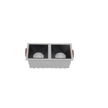 Maytoni Alfa LED beépíthető szpot lámpa fém, műanyag, fehér, fekete, LED, 4000K, 30W, 2350lm - DL043-02-15W4K-SQ-WB