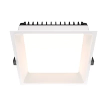 Maytoni Okno beépíthető szpot lámpa fém, fehér, LED, 3000K, 24W, 1800lm - DL054-24W3K-W