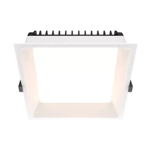 Maytoni OKNO fürdőszobai beépíthető szpot lámpa fém, fehér, LED, 4000K, 24W, 1800lm, IP44 - DL056-24W4K-W