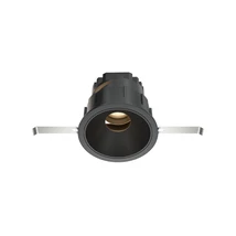 Maytoni WISE beépíthető szpot lámpa fém, műanyag, fekete, LED, 3000K, 10W, 570lm - DL057-10W3K-B