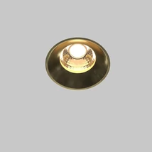 Maytoni ROUND beépíthető lámpa fém, sárgaréz, LED, 12W, 3000K, 810 Lm - DL058-12W3K-TRS-BS