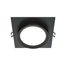 Maytoni Hoop beépíthető szpot lámpa fém, fekete, GX53 - DL086-GX53-SQ-B