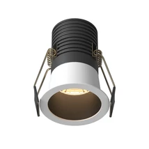 Maytoni MINOR beépíthető szpot lámpa fém, fehér, fekete, LED, 3000K, 9W, 700lm - DL089-9W3K-BW