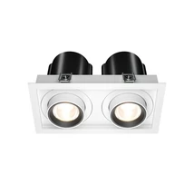 Maytoni HIDDEN beépíthető szpot lámpa fém, műanyag, fehér, LED, 3000K, 20W, 1450lm - DL095-02-10W3K-W