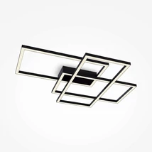 Maytoni LINE mennyezetlámpa fém-akril fekete 1x LED - MOD015CL-L80B