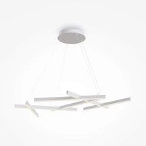 Maytoni LINE függeszték alumínium fehér 1x LED - MOD016PL-L75W
