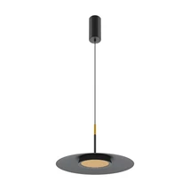 Maytoni EL függeszték fém, fekete, LED, 3000K, 12W, 500lm - MOD041PL-L15B3K1