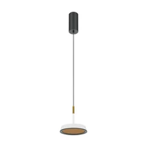Maytoni EL függeszték fém, fehér, fekete, LED, 3000K, 12W, 800lm - MOD041PL-L15WG3K