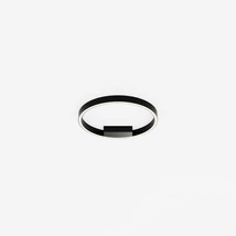 Maytoni RIM mennyezet lámpa fém, műanyag, fekete, fehér, LED, CCT, 24W,  - MOD058CL-L25BK