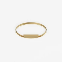 Maytoni RIM mennyezet lámpa fém, üveg, sárgaréz, fehér, LED, CCT, 35W - MOD058CL-L35BSK