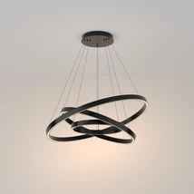 Maytoni Rim függeszték fém, fekete, LED, 3000K, 115W, 6100lm - MOD058PL-L100B3K