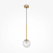 Maytoni Ligero függeszték fém, üveg, sárgaréz, E27 - MOD061PL-01BS1
