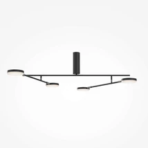 Maytoni FAD mennyezet lámpa fém, akril, fekete, fehér, LED, 26W, 3000K, 1450 Lm - MOD070CL-L30B3K