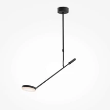 Maytoni FAD mennyezet lámpa fém, akril, fekete, fehér, LED, 8W, 3000K, 500 Lm - MOD070CL-L8B3K