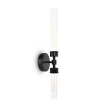 Maytoni Stelo fali lámpa fém, üveg, fekete, LED, 3000K, 7W, 600lm - MOD116WL-L7B3K