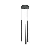 Maytoni CASCADE függeszték fém, akrill, fekete, fehér, LED, 3000K-4000K, 19W, 1400lm - MOD132PL-L18BK
