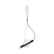 Maytoni Enigma függeszték fém, fehér, fekete, LED, 3000K, 5W, 450lm - MOD150PL-L5W3K