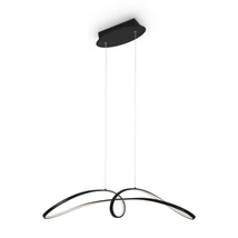 Maytoni Curve függeszték fém, fekete, LED, 4000K, 42W, 2800lm - MOD156PL-L52B4K