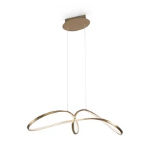 Maytoni Curve függeszték fém, arany, LED, 4000K, 42W, 2800lm - MOD156PL-L52G4K