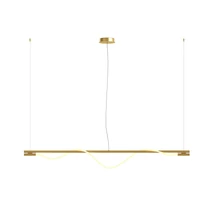 Maytoni Tau függeszték fém, arany, LED, 3000K, 21W, 910lm - MOD166PL-L20G3K