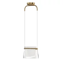 Maytoni CABARET függeszték fém, üveg, sárgaréz, áttetsző, LED, 3000K, 8W, 850lm - MOD170PL-L8BS3K