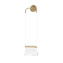 Maytoni CABARET fali lámpa fém, üveg, sárgaréz, áttetsző, LED, 3000K, 8W, 850lm - MOD170WL-L8BS3K1