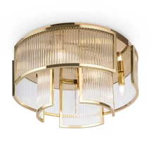 Maytoni FRAME mennyezet lámpa fém, üveg, arany, áttetsző, E14 - MOD174CL-06G