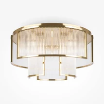 Maytoni FRAME mennyezet lámpa fém, üveg, arany, áttetsző, E14 - MOD174CL-09G