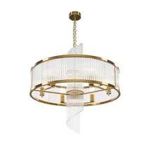 Maytoni FRAME függeszték fém, üveg, arany, fehér, E14 - MOD174PL-06G