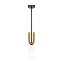 Maytoni MEMORY függeszték fém, üveg, fekete, arany, fehér, E14 - MOD177PL-01G