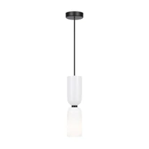 Maytoni MEMORY függeszték fém, üveg, fekete, fehér, E14 - MOD177PL-01W